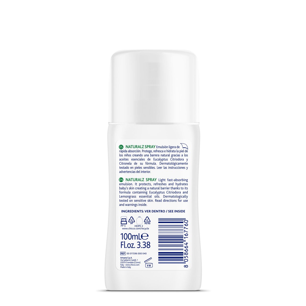 Spray solaire rafraîchissant NaturalZ 100 ml