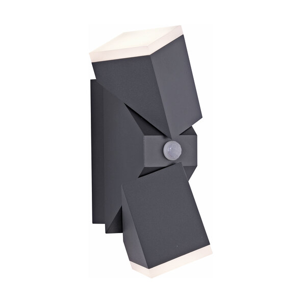 Ryan LED outdoor wall light with dusk sensor