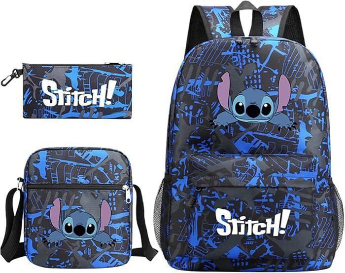 Conjunto de mochila de 3 piezas para niños y niñas con bolso de hombro y estuche para lápices, conjunto de mochila infantil, 02