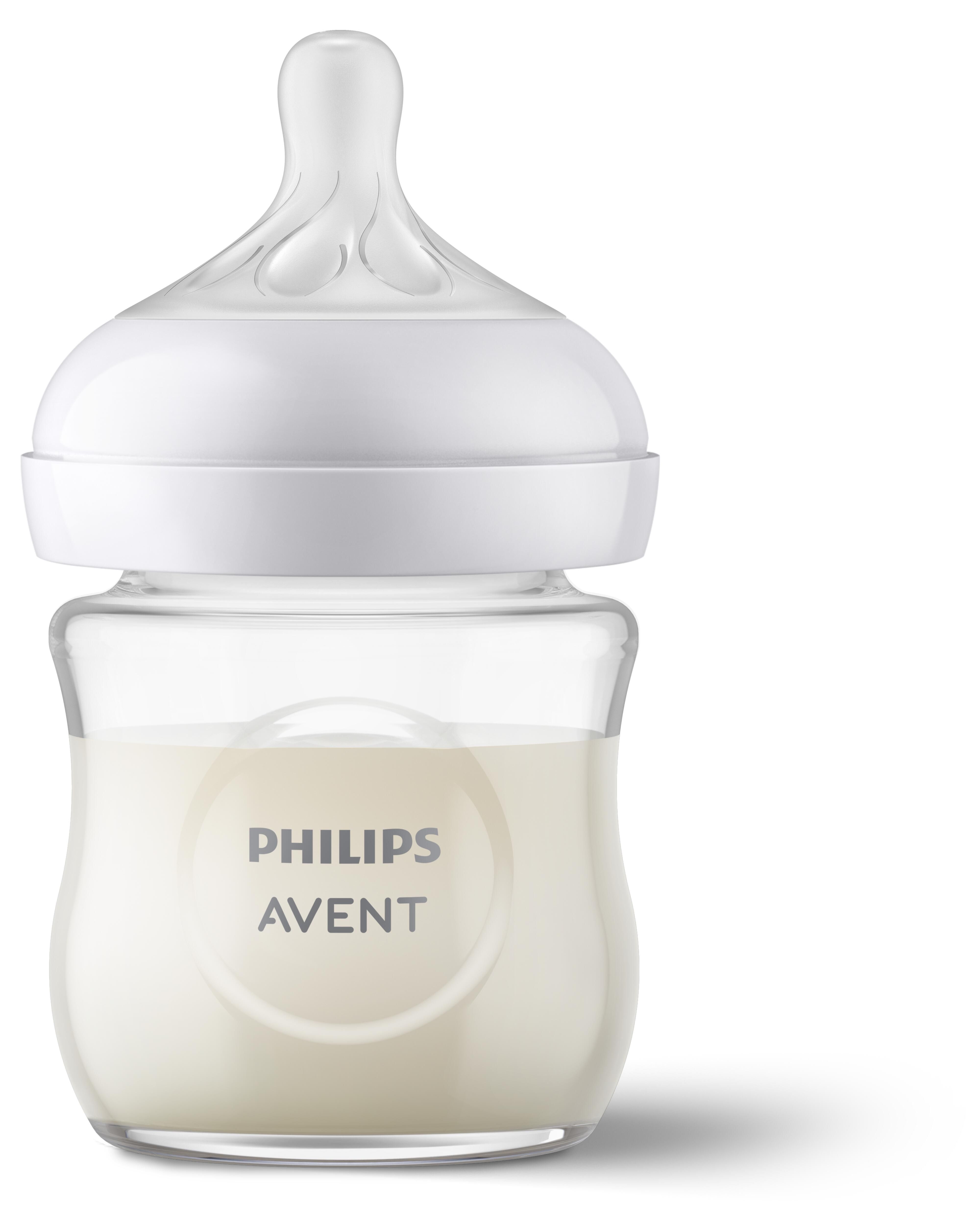 „Avent Natural Response“ stiklinis kūdikių buteliukas Kūdikių buteliukai