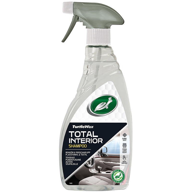 Shampoo per interni Turtle Total, 500 ml, cera Turtle