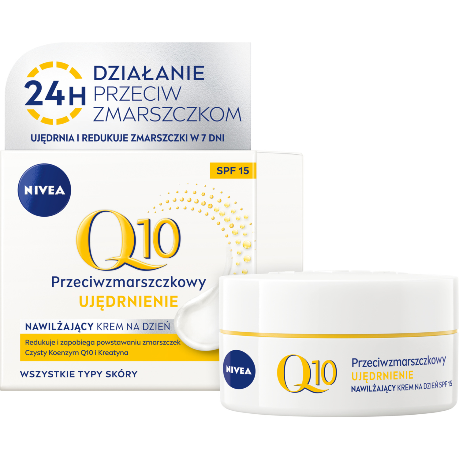 Nivea Anti-rynke og opstrammende ansigtscreme SPF15 50ml Q10 Power