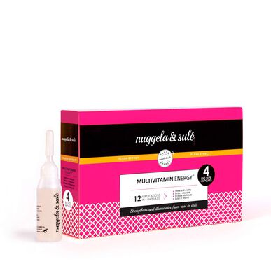 Nuggela & Sulé -hiusampulleja kiiltoa antava monivitamiinienergia 4 x 10 ml 4 x 10 ml