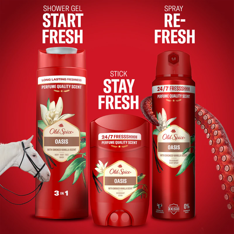 Desodorante spray Old Spice Oasis