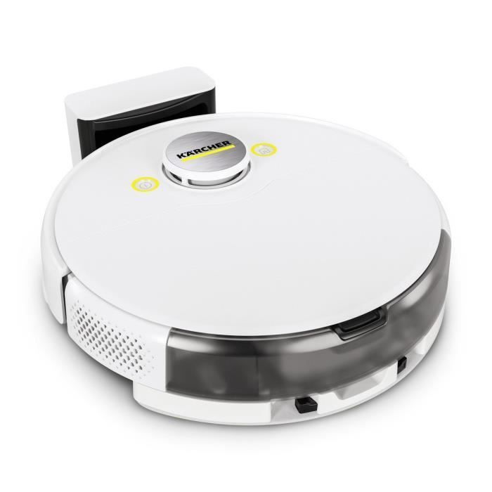 KARCHER RCV 5 - Robot aspirador y fregador - Control por aplicación, navegación láser LiDAR, mapeo, detección de habitaciones y obstáculos