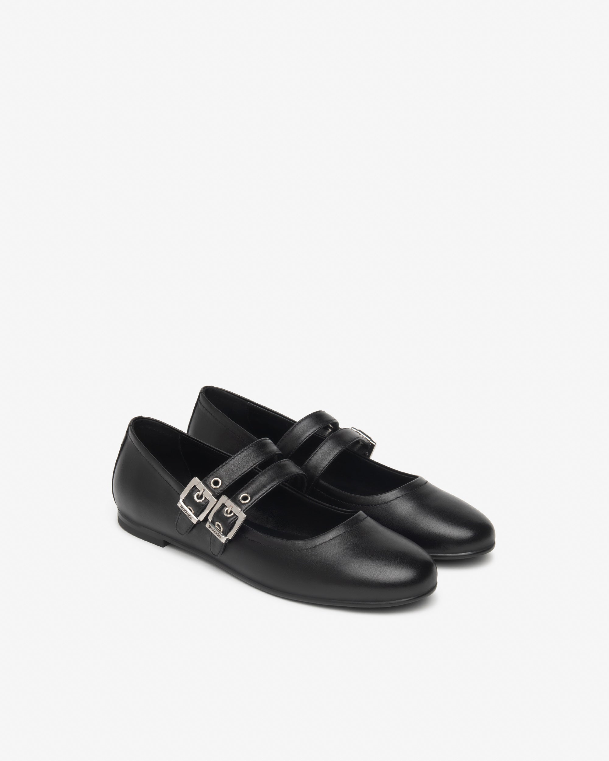  Damen-Ballerinas aus Leder