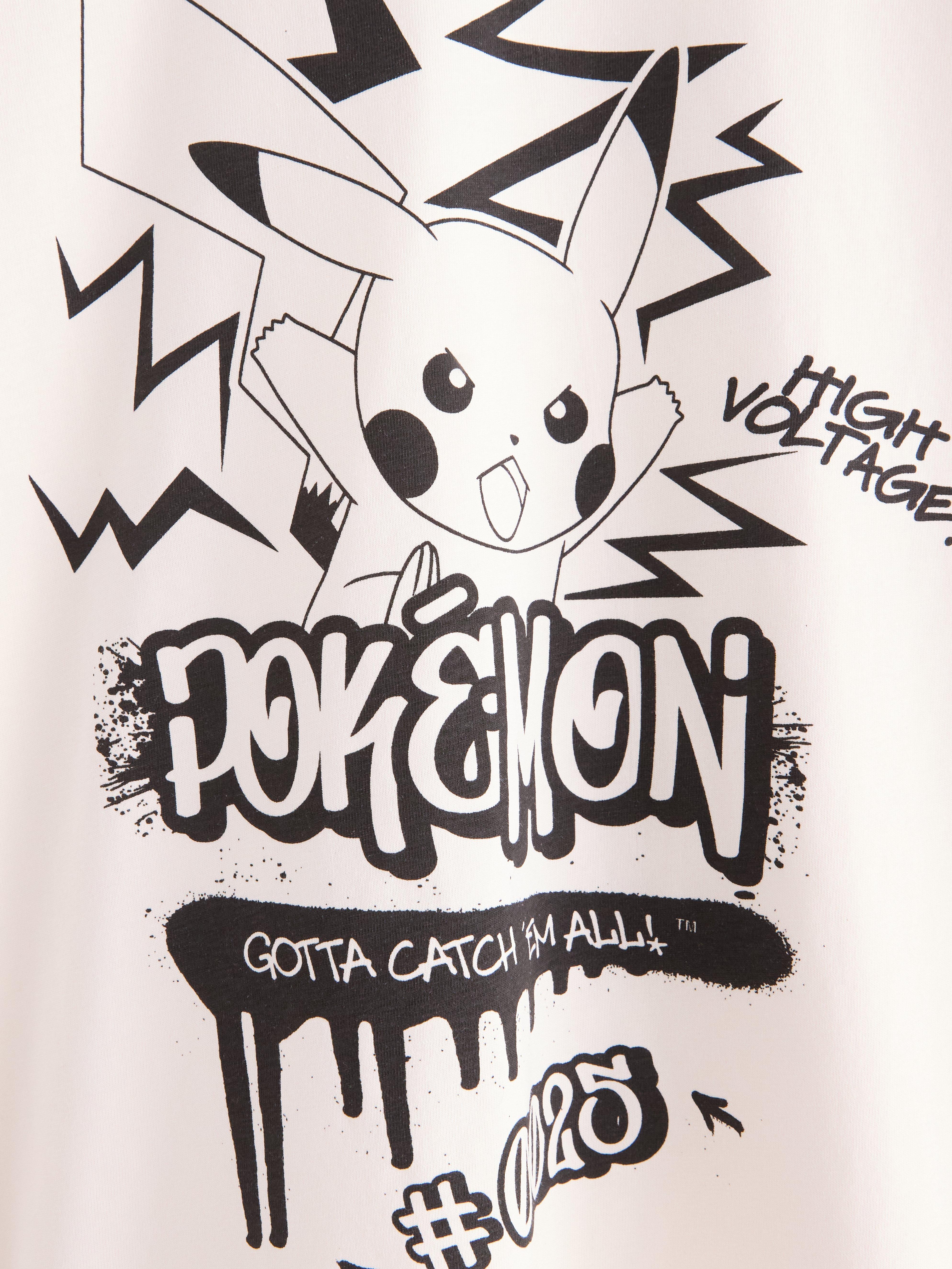 Camiseta Pokémon Off White