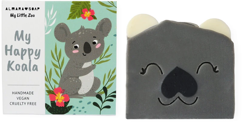 Almara Soap My Happy Koala handgemachte Seife mit Himbeerduft