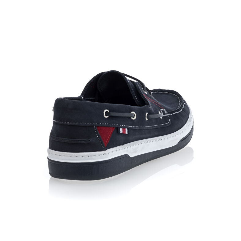 Mocasines/zapatos náuticos azules para hombre