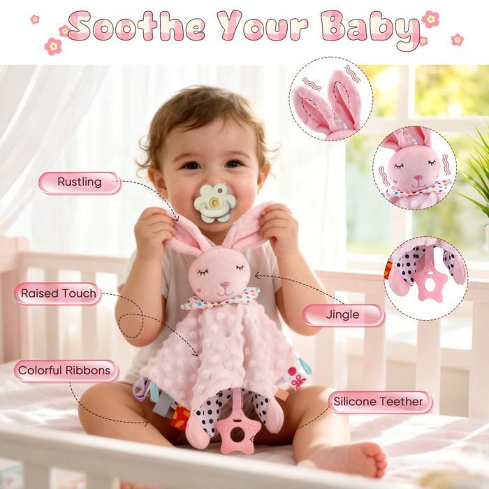 12-Piece Baby Girl Gift Set, Baby Girl Gift, Baby Shower Gift for Girls, Includes Clothes, Bath Towels, and Plush Toys