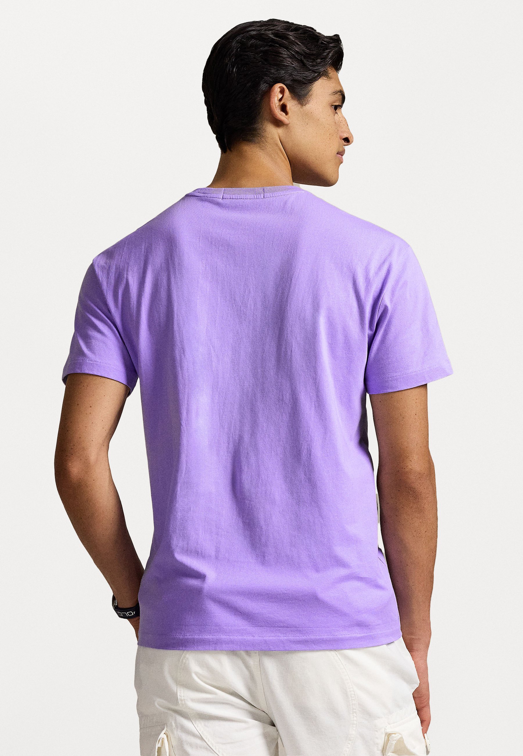 Polo Ralph Lauren CLASSIC FIT POLO SPORT JERSEY T-SHIRT UNISEX - Print-T-Shirt - Himmelblau/Weiß
