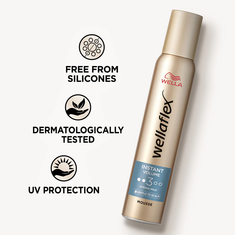 Wella Wellaflex Instant Volume Boost haarmousse voor extra volume