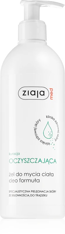Ziaja Med čistilni gel za prhanje z deodorantom