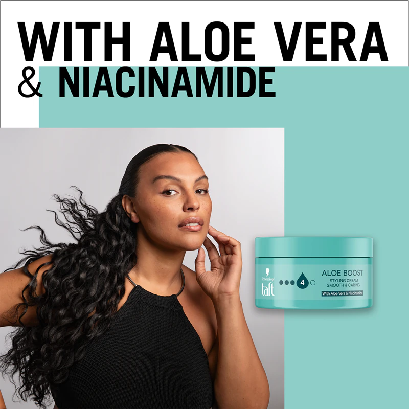 Schwarzkopf Taft Aloe Boost Creme Hidratante para Estilizar