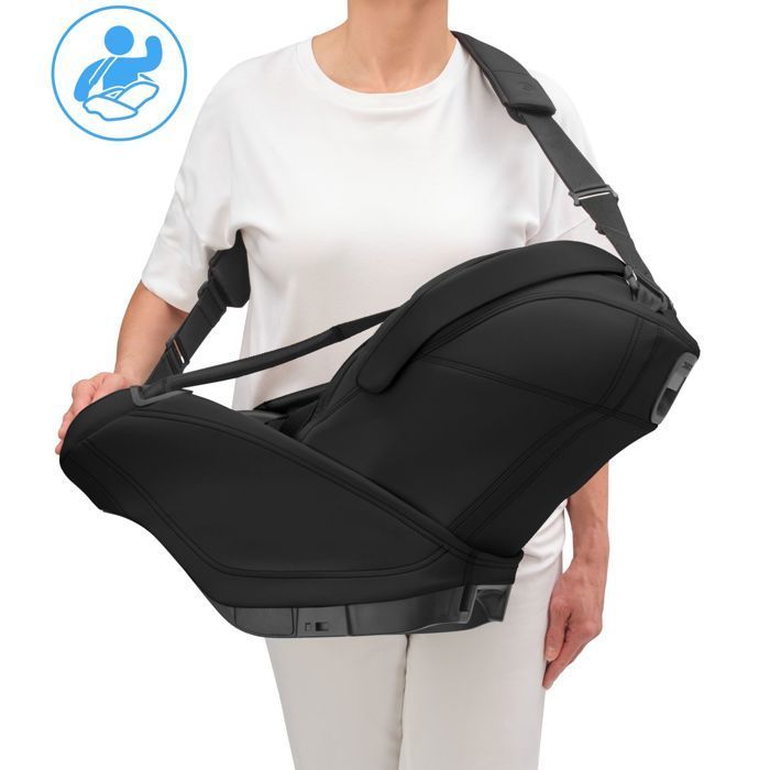 MAXI COSI - Silla de coche 40-87 cm Coral Slide Pro Negro Ónix