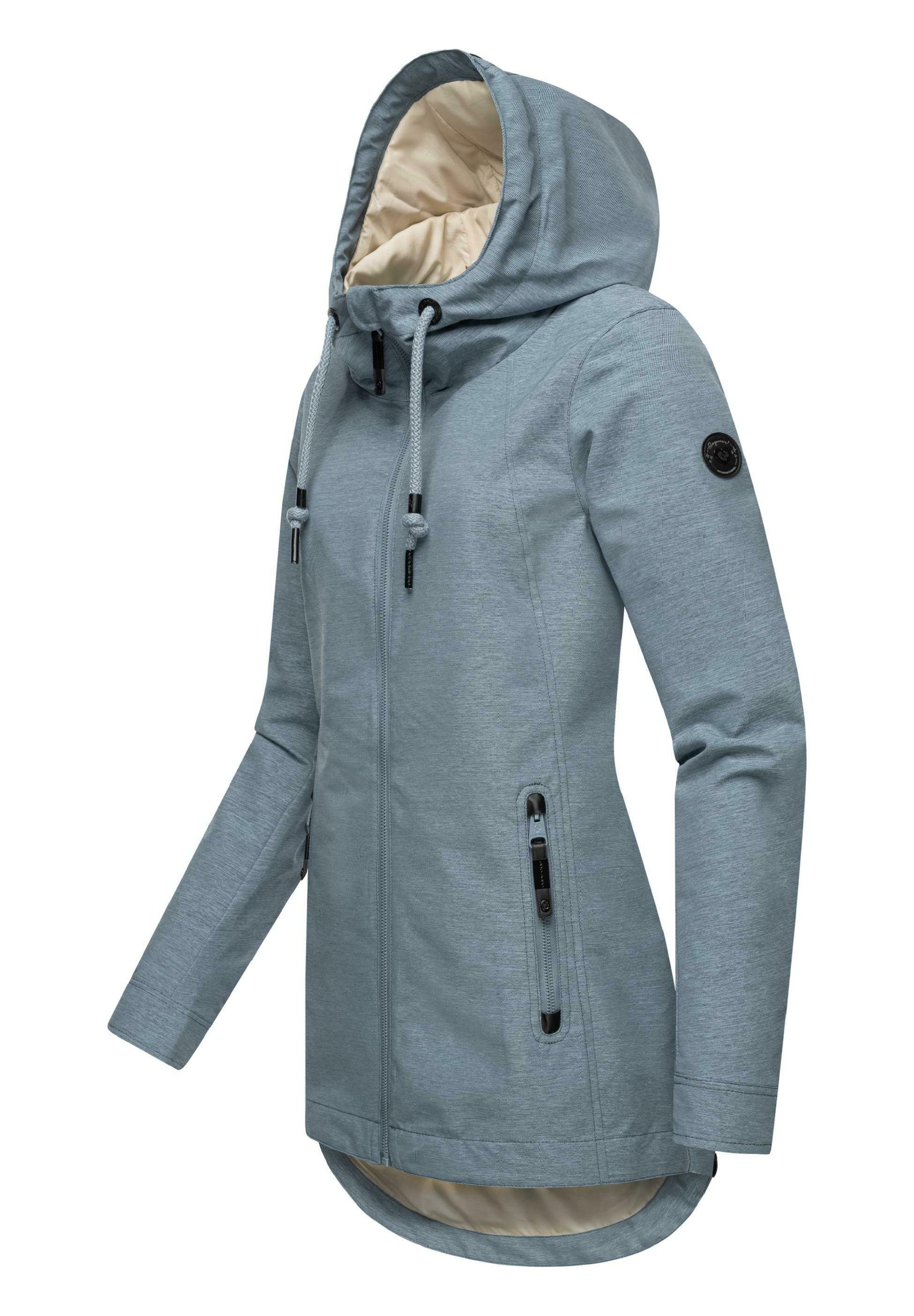 Ragwear ZUKA - Giacca impermeabile - blu pietra