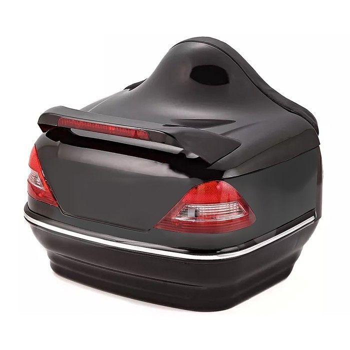 Maleta superior - Honda Shadow VT 1100 C2/C3 Aero - 30 L - Negro mate - ABS resistente