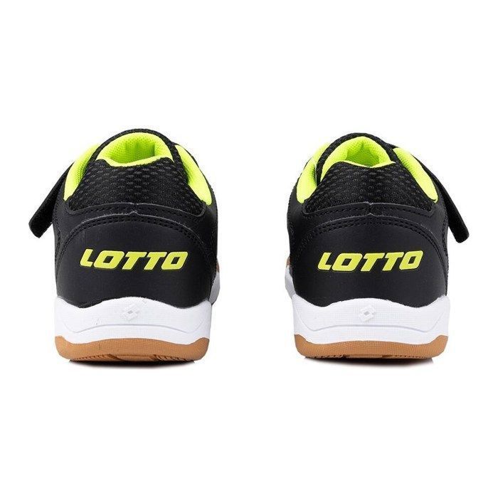Zapatillas de fútbol sala para niño - Negras - Lotto Pacer K