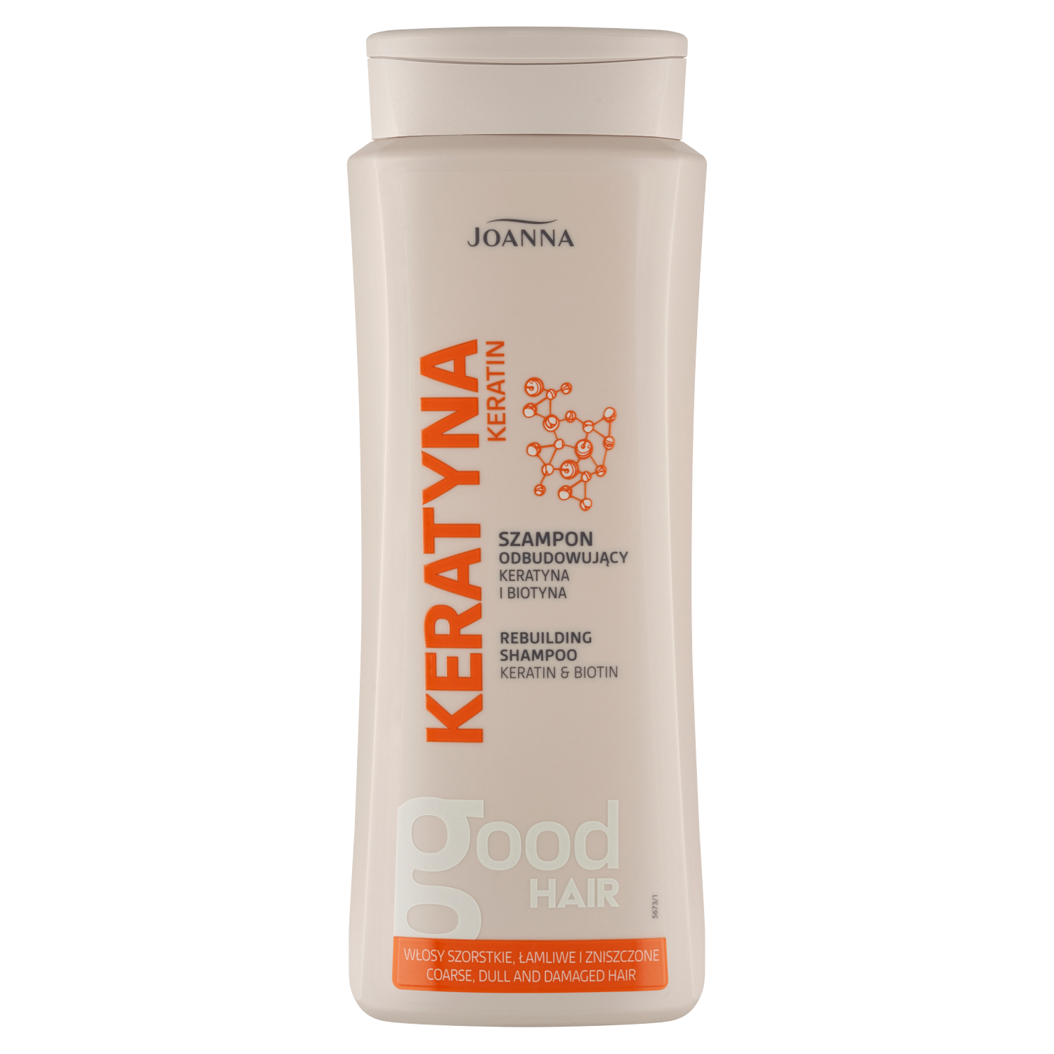 Joanna šampon za grubu, beživotnu i lomljivu kosu 400 ml Keratin