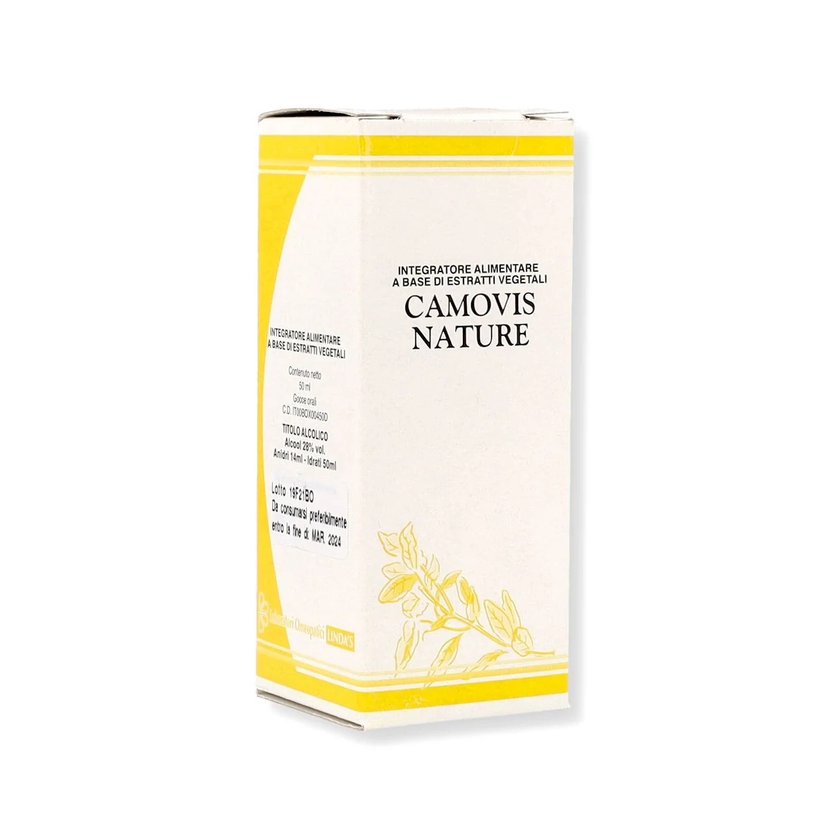 LINDAS Camovis Gouttes naturelles 50 ml à base d'extraits de plantes
