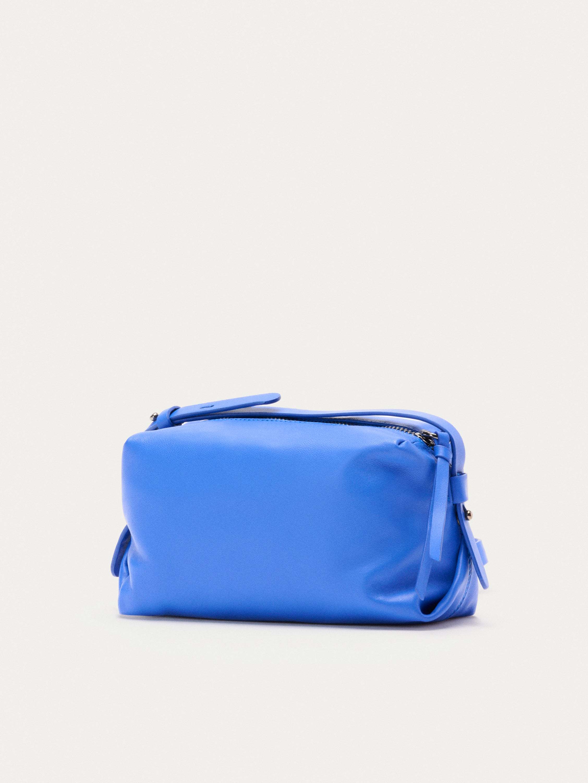BANDOLERA PIEL HALL AZUL