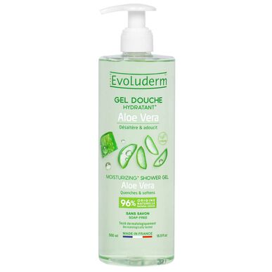 Evoluderm Aloe Vera kosteuttava suihkugeeli 500 ml 500 ml