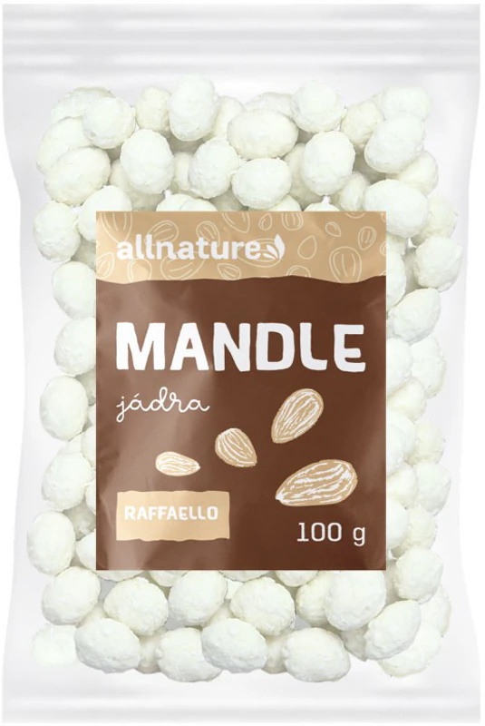 „Allnature Raffaello“ migdolais glaistyti riešutai