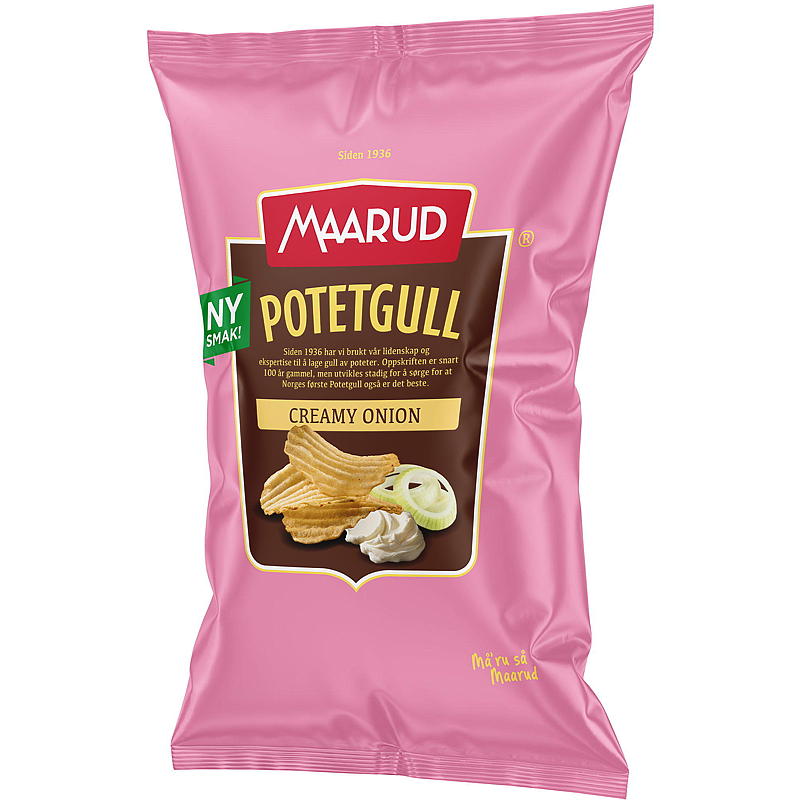 Maarud Potetgull 200 g Kremet Løk Maarud