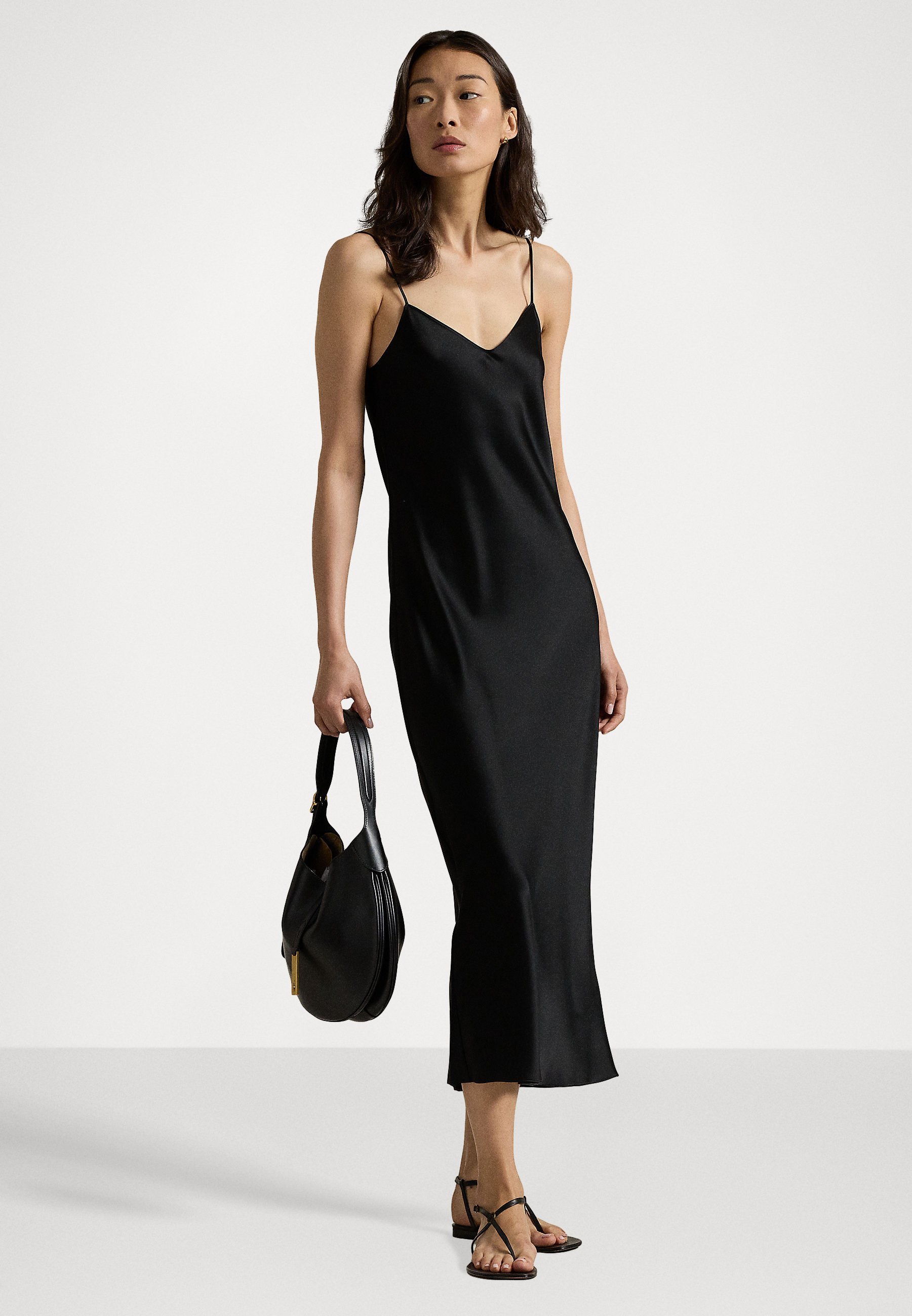 Polo Ralph Lauren mouwloze cocktailjurk - Cocktailjurk / Feestjurk - zwart
