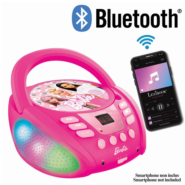 Barbie Bluetooth® CD-spiller med lyseffekter
