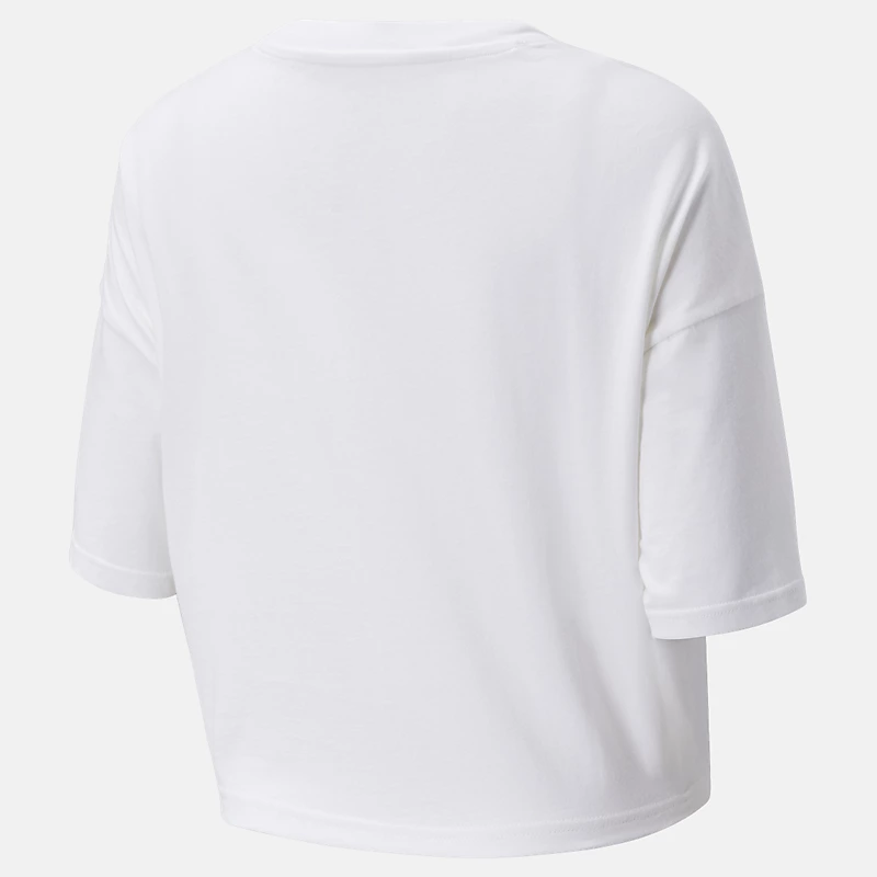 Optiks Damen-Sport-T-Shirt mit kurzen Ärmeln - WEISS