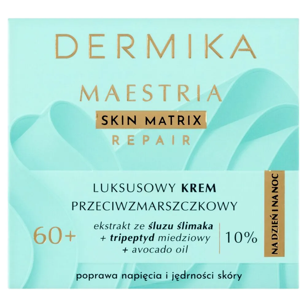 Dermika Maestria Luksusowy krem przeciwzmarszczkowy 60+ na dzień i na noc 50ml