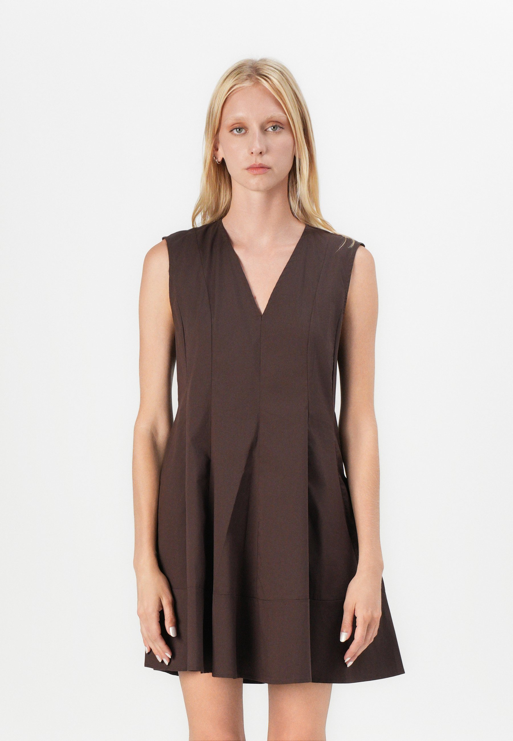 SOMENTE VESTIDO ONLHAZEL - Vestido para o dia a dia - cor café