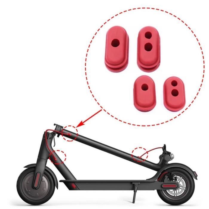 Waterproof silicone cables for Xiaomi M365 scooters - Red