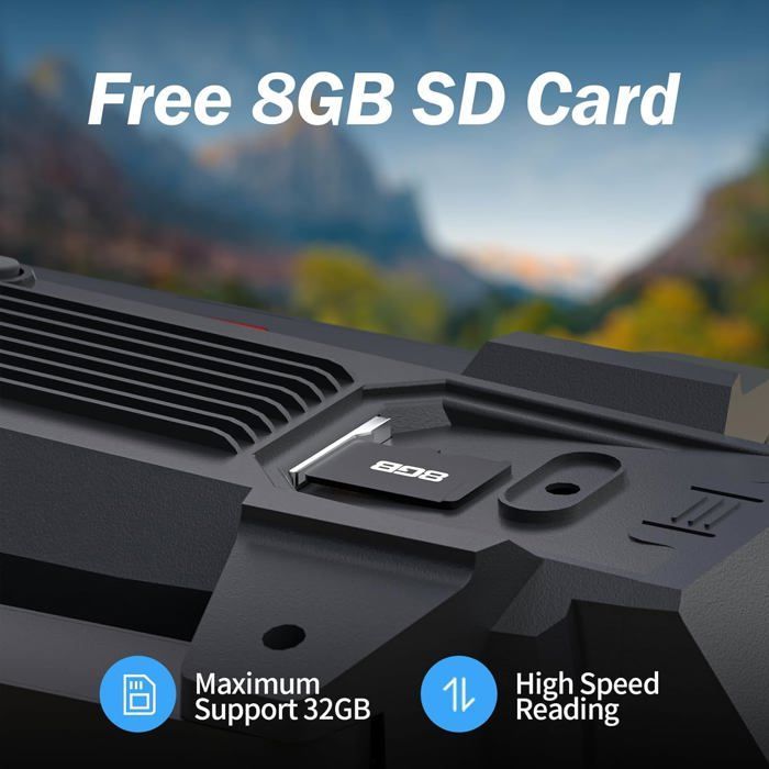 Dron GPS TRAHOO - Modelo profesional - Pantalla HD de 4,5