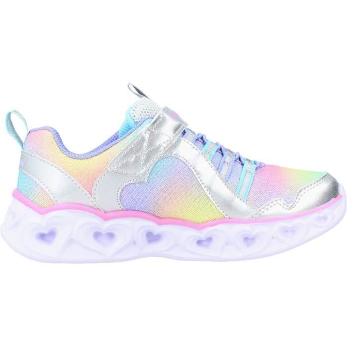 Tênis Infantil - SKECHERS - 104810 - Branco - Com Cadarço - Menina