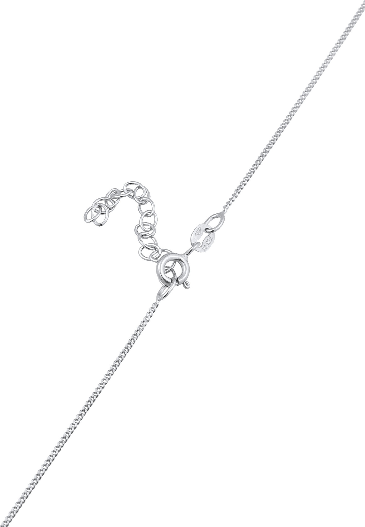 Elli Femmes Goutte Pendentif Basique Simple en argent sterling 925