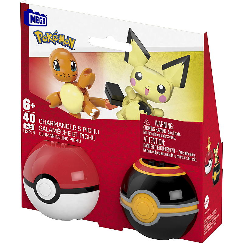 Pokémon Charmander y Pichu Mega Pokémon