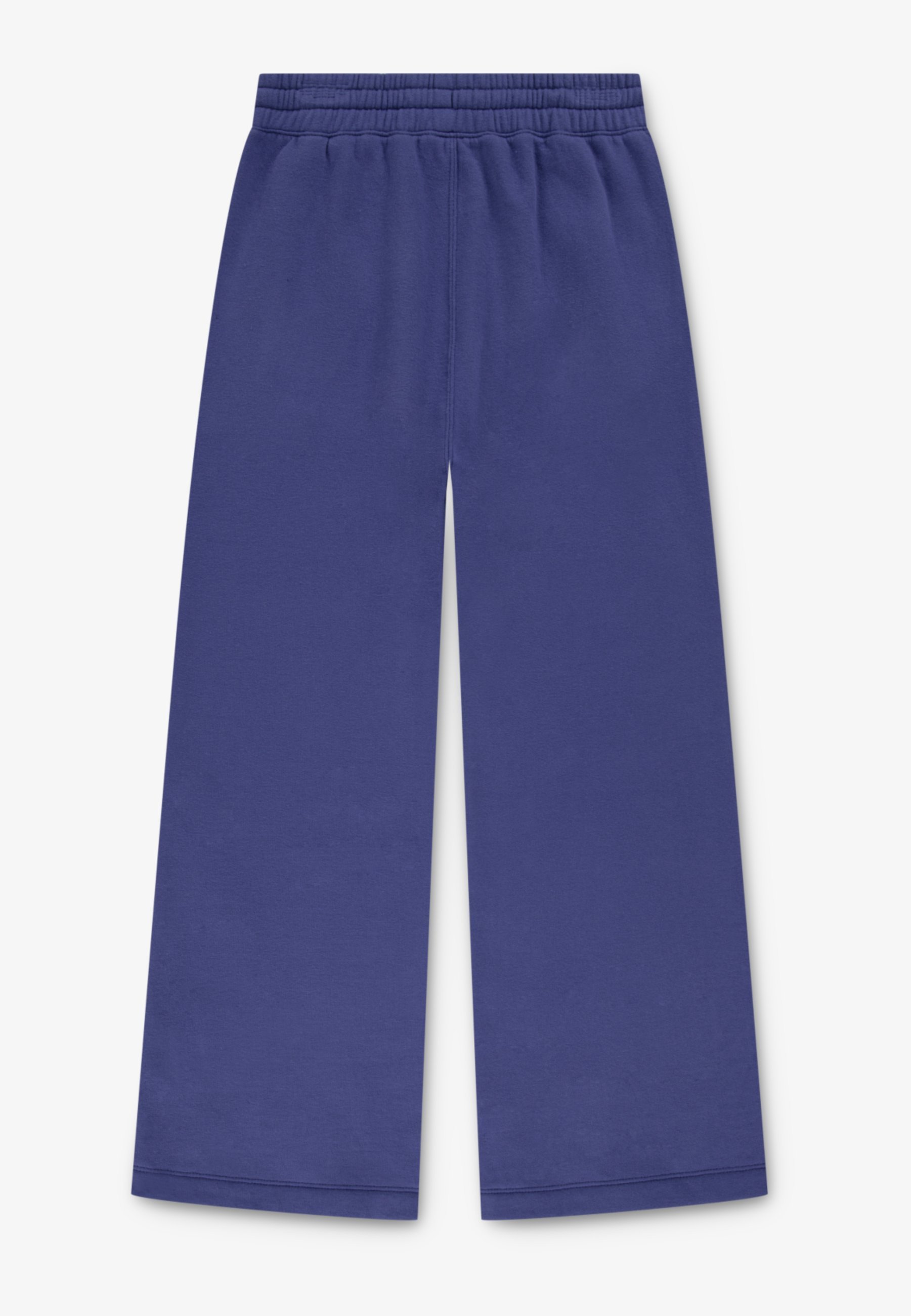 Abercrombie & Fitch ESSENTIAL WIDE LEG - Spodnie dresowe - skipper blue