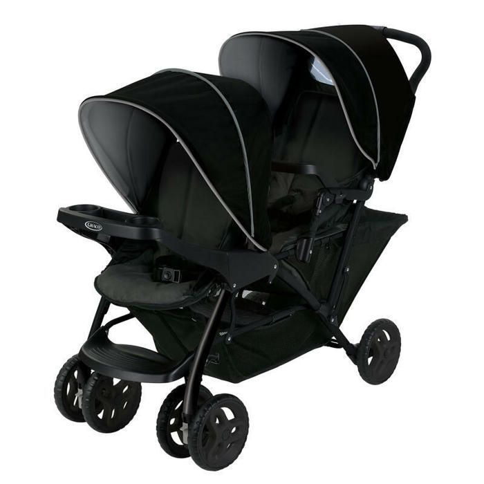 GRACO - Stadium Duo Dubbele Kinderwagen Zwart en Grijs
