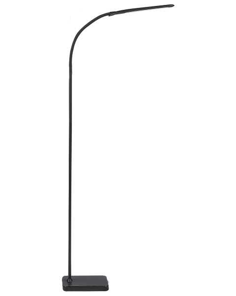 Lampa podłogowa LED ze ściemniaczem czarna