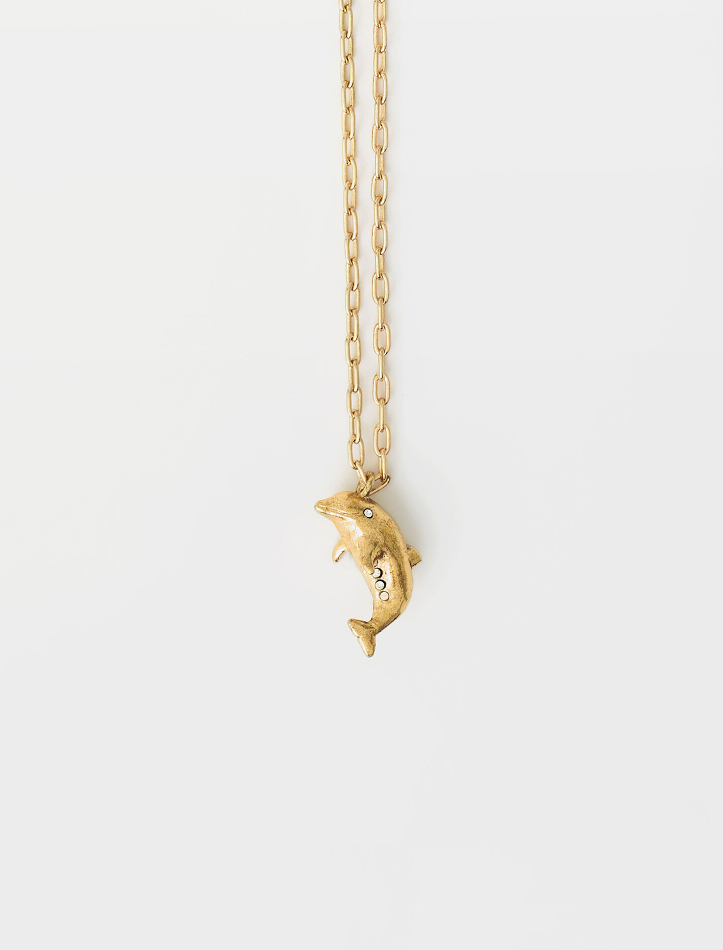 Dolphin kultainen kaulakoru-Laiton vieilli