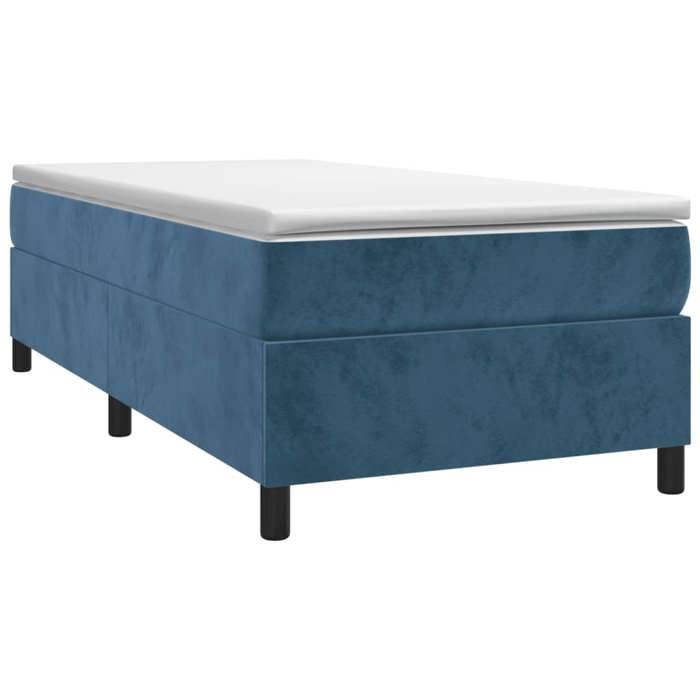 Struttura letto con materasso - Maison Exclusive - Morbido velluto - 90x200 cm - Massimo relax