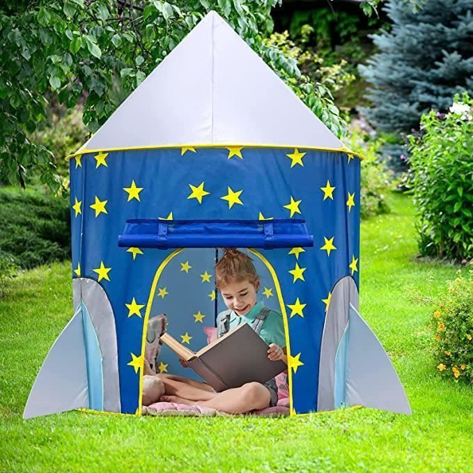 Kindertent - AMOUNE - Speelhuisje voor binnen - Draagbaar - Inclusief draagtas - Unisex