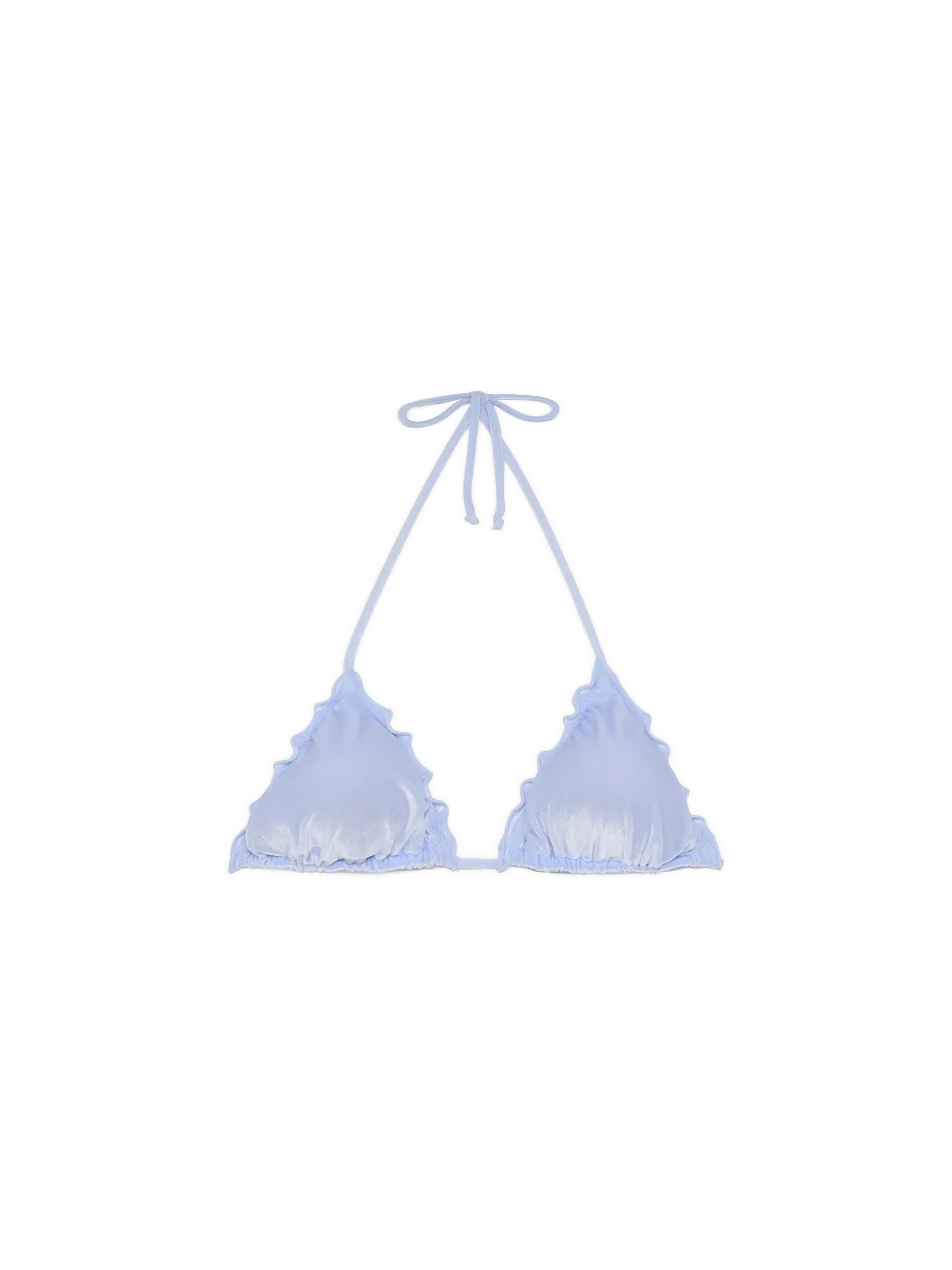 Haut triangle classique Sagittarius en velours bleu clair