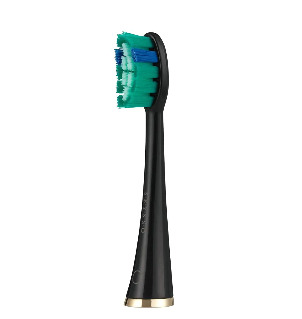 Seysso Gold Końcówki do Szczoteczki Sonicznej Black Whitening
