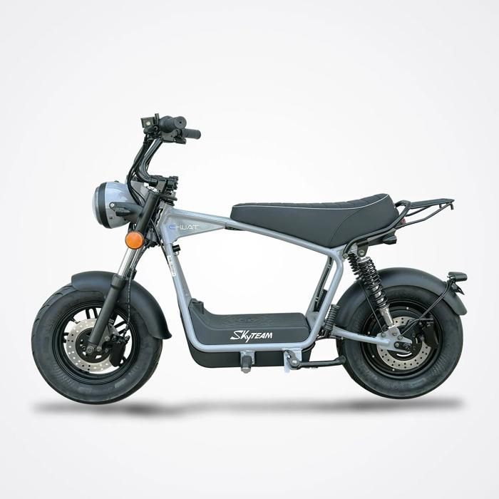 SKYTEAM DAX E-WAT 1200W Electric Motorcycle / Grey