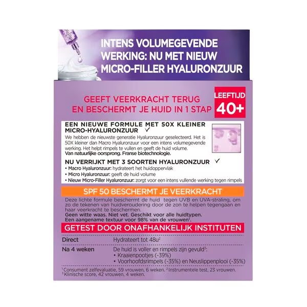 L'Oréal Paris Revitalift Filler SPF50 dnevna krema proti staranju<br>50 ml - za normalno in zrelo kožo