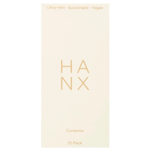 Preservativos HANX 100% veganos - Tamaño estándar, paquete de 10 | Salud | Superdrug