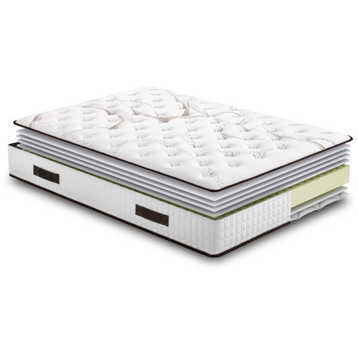 Lit relaxation électrique S62 + matelas Louxor 90+90x200